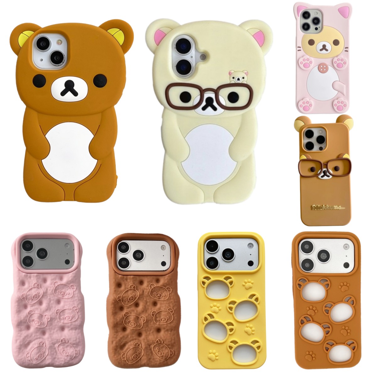 Apple Iphone 15 Pro Max - So süße 3D-Cartoon-Teddybär-Handyhülle für iPhone 17
