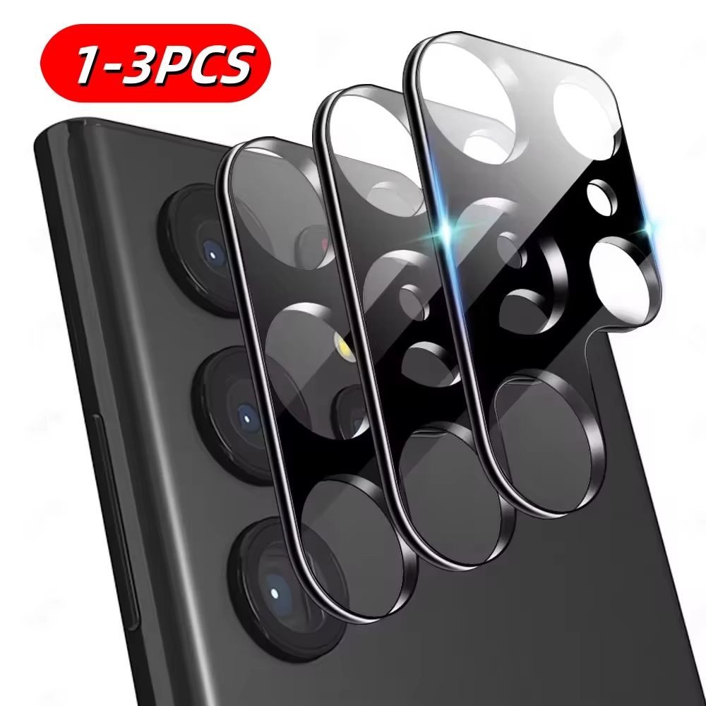 Tempered Glass Screen 9H - 1-3 Stück 9H Kameralinsen-Schutzfolie für Samsung