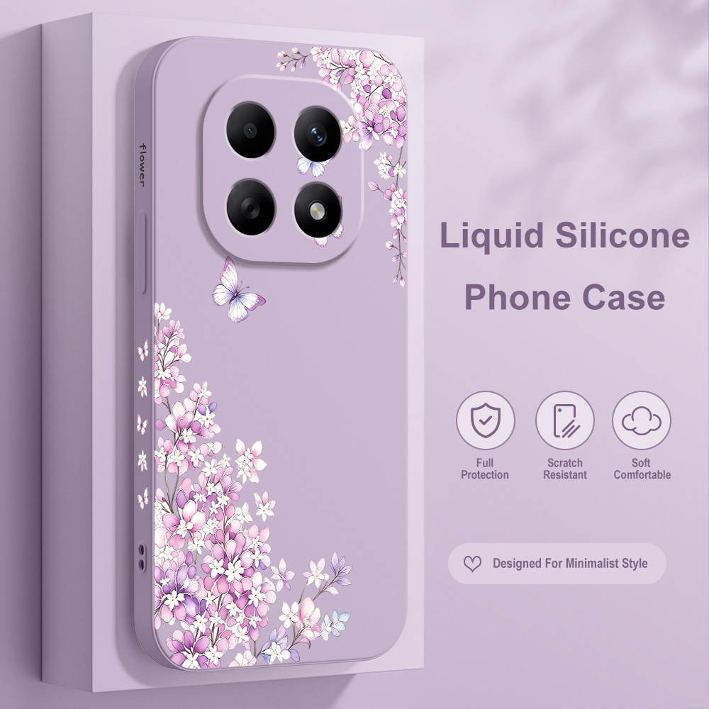 Violette Blumen-Handyhülle für – Xiaomi Redmi Note 13 Bewertung und Preis