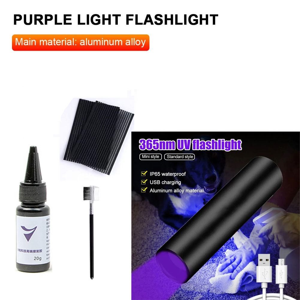 UV-Licht-Haarverlängerungskleb – Liquid Uv Glue Kit Bewertung und Preis