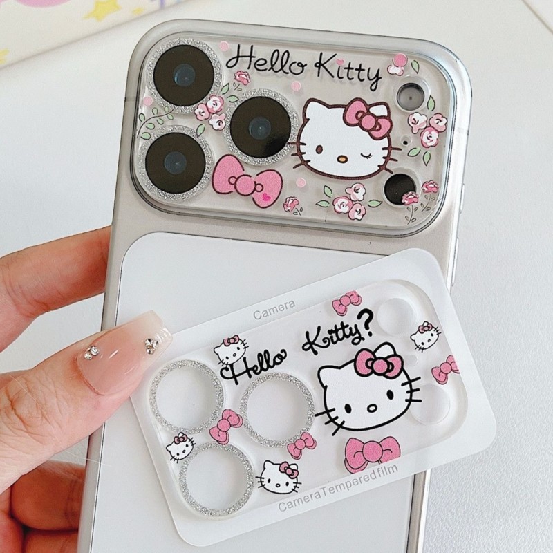 Niedlicher Hello Kitty Glitzer – Tempered Glass Screen 9H Bewertung und Preis