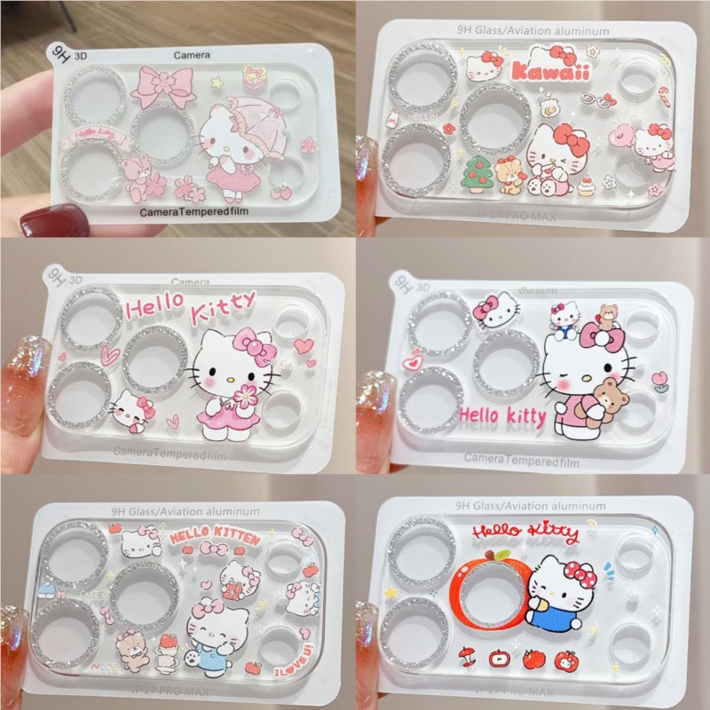 Niedlicher Hello Kitty Glitzer – Tempered Glass Screen 9H Bewertung und Preis