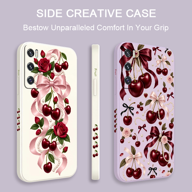 Rosa Schleife, rote Kirsche, H – Vivo V40 Bewertung und Preis