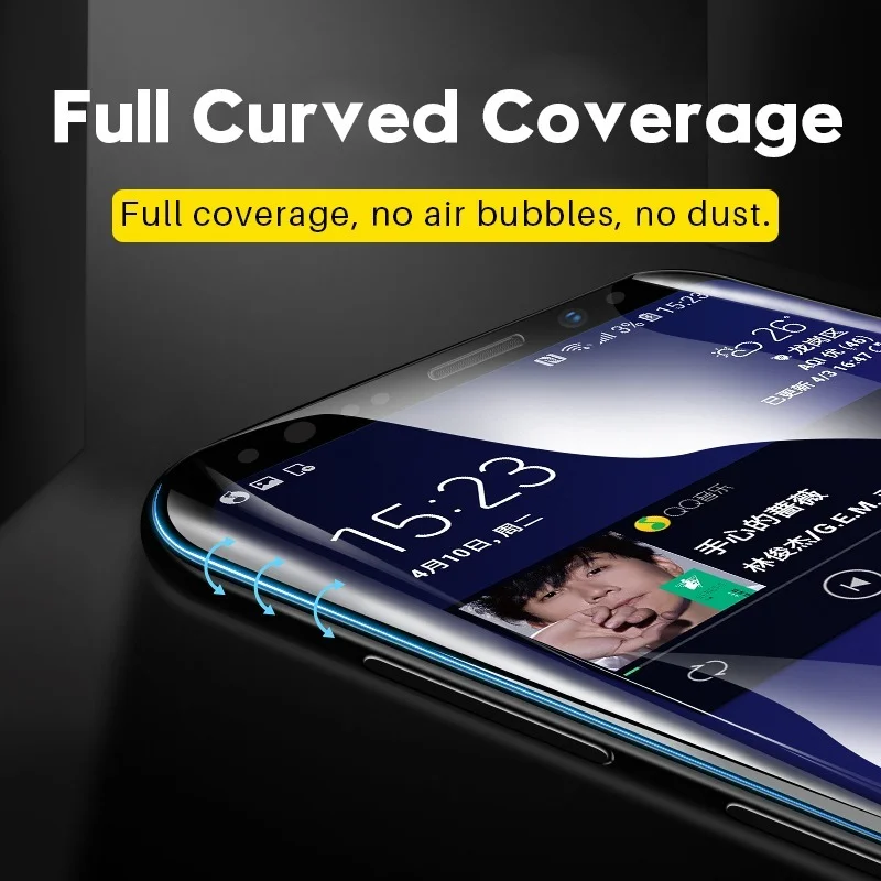 9D gebogene gehärtete Glasfoli – Curved Edge Screen Bewertung und Preis