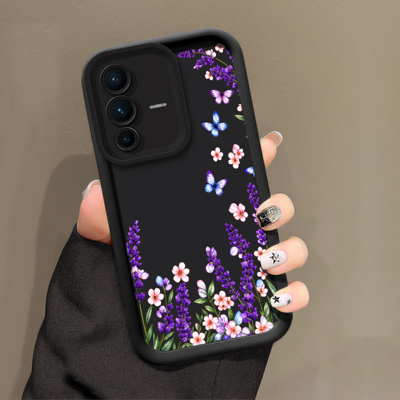 Lavendel-Schmetterlingsmuster- – Vivo V40 Bewertung und Preis