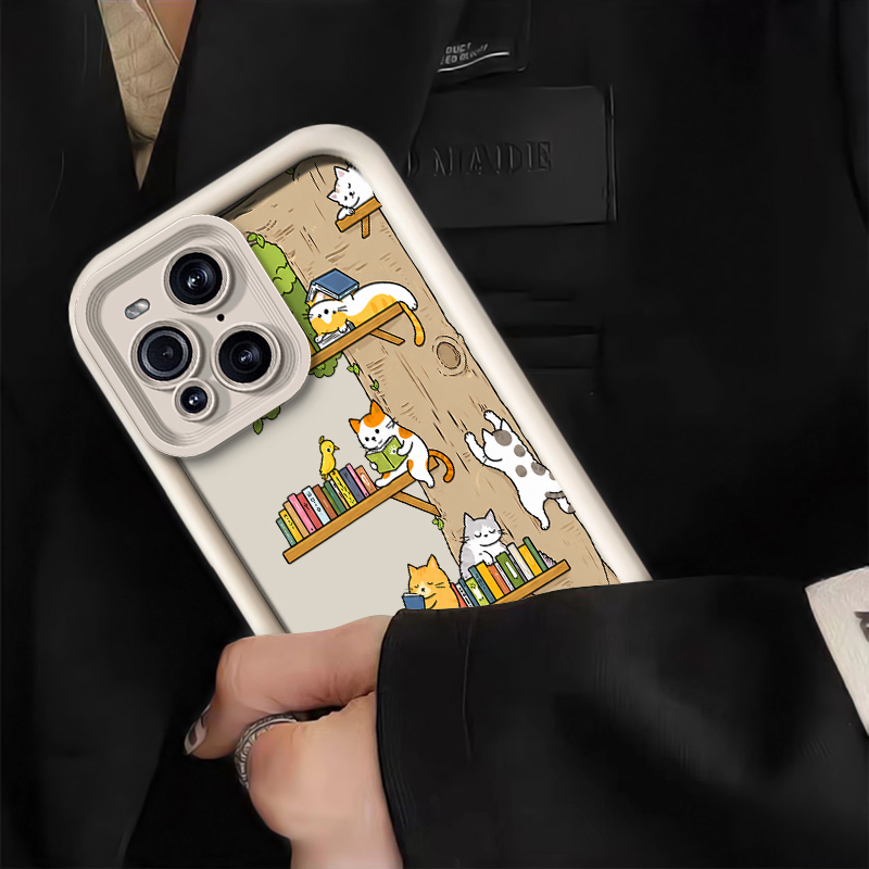 Cartoon-Tier-Katzen-Handyhülle – Oppo Find X8 Bewertung und Preis